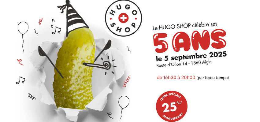 5 JAHRE HUGO SHOP!